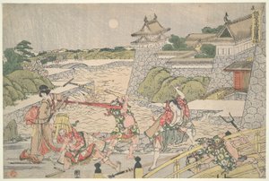 The Loyal League of Forty-seven Rōin (Chushingura), Acto III: Kampei atacado por Bannai y sus hombres