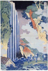 La cascada de Ono, en la ruta Kisokaido de Katsushika Hokusai