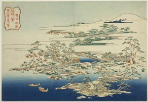 El Sonido del Viento en los Pinos en Ryuto, de la serie "Ocho Vistas de las Islas Ryukyu"