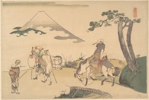 La cima del monte Fuji de Katsushika Hokusai