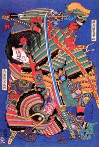 El guerrero Kengoro de Katsushika Hokusai