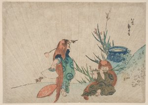 Dos Shōjō de Katsushika Hokusai