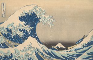 Bajo la ola frente a Kanagawa, también conocida como La Gran Ola, ca. 1830-32