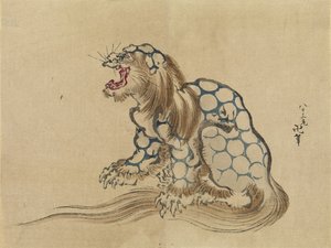 Sin título, c. 1890 de Katsushika Hokusai