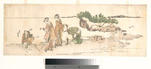 Mujeres en un paisaje