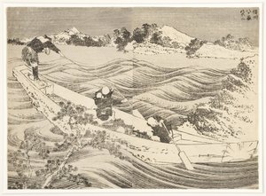 Yatsugatake en la provincia de Shinano, 1834-35