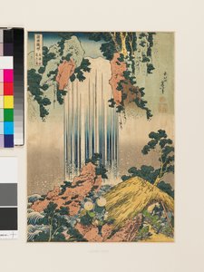 Cascada de Yoro en la provincia de Mino (copia) de Katsushika Hokusai