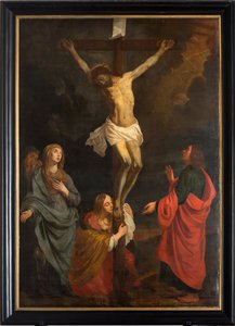 Cuadro. Crucifixión. de Alec Hunter