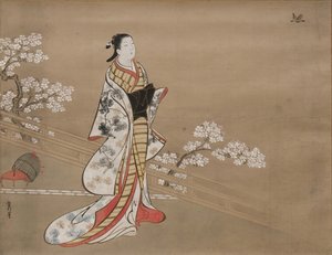 Parodia de Murasaki, de Lavender Wakamurasaki, capítulo 5 del Cuento de Genji de Kawamata Tsuneyuki