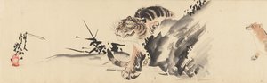 Bocetos de aves y animales, finales del siglo XIX, antes de 1870 de Kawanabe Kyosai
