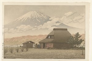 Fuji Vana f Het grado rp Narusawa Narusawa no Fuji (objeto de sonido de sangre CT) de Kawase Hasui