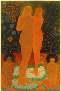 Adán y Eva de Kazimir Severinovich Malevich