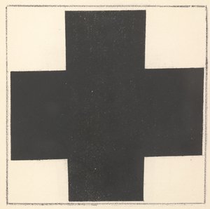 Cruz negra de "Suprematismo: 34 dibujos"