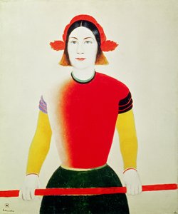 Niña con un palo de Kazimir Severinovich Malevich