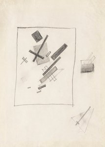 Sentimientos Mixtos, c. 1916 de Kazimir Severinovich Malevich