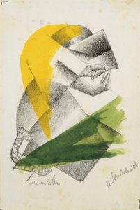 Oración II, c.1913 de Kazimir Severinovich Malevich