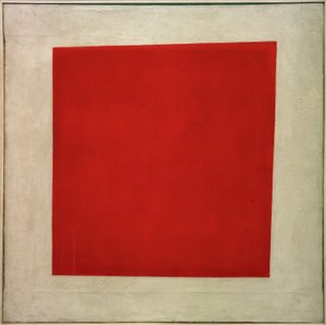 Cuadrado rojo, 1915 de Kazimir Severinovich Malevich