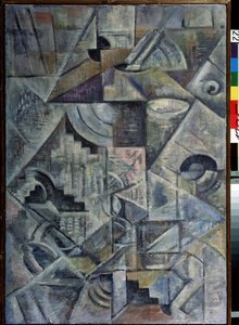 Samovar. Pintura de Kasimir Severinovich Malevich (Malevich, Malevic) (1878-1935), óleo sobre lienzo de Kazimir Severinovich Malevich