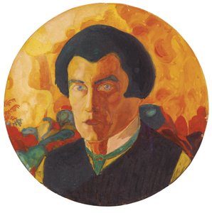 Autorretrato, 1908-1910 de Kazimir Severinovich Malevich