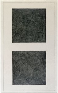 Elemento suprematista: dos cuadrados de Kazimir Severinovich Malevich