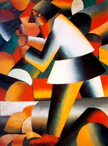 El leñador, 1912 de Kazimir Severinovich Malevich