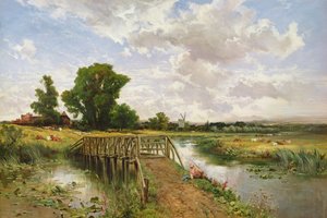 Un día de verano, siglo XIX de Keeley Halswelle