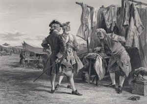 Ilustración para El Pirata de Sir Walter Scott (grabado) de Keeley Halswelle