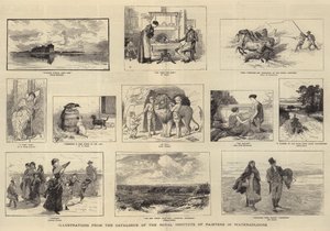 Ilustraciones del Catálogo del Instituto Real de Pintores en Acuarela de Keeley Halswelle