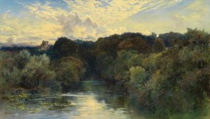 En el Greta, Yorkshire, 1890 de Keeley Halswelle