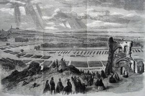 La revisión por su Majestad de los Voluntarios de Fusileros, 1860 de Keeley Halswelle
