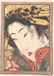 Geisha rechazada de «Pasiones enfriadas por la nieve primaveral» de Keisai Eisen