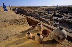 Antiguo asentamiento, Misión Francesa, Reino Antiguo de Egipto; Oasis de Dakhla; Balat; Egipto