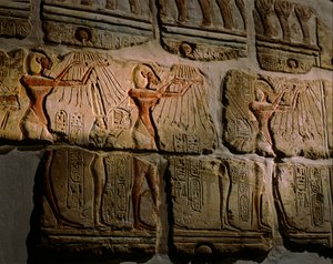 Egipto; Amarna; Faraones del Sol; mm6714; Arqueología; Akenatón; Nefertiti; Luxor..., 2001 (foto)
