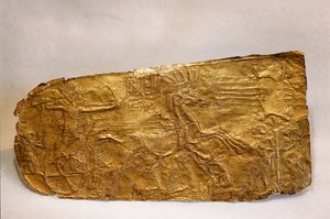 Panel de oro de la tumba de Tutankamón, Reino Nuevo, 2002 (foto) de Kenneth Garrett