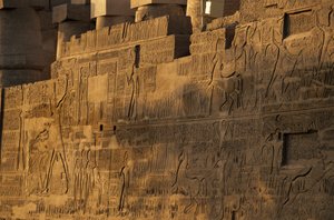 Templo de Karnak, batalla de Kadesh, muro norte, relieve de Ramsés II, hititas de Kenneth Garrett