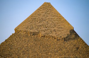 Pirámide de Khafre, Reino Antiguo de Egipto; Meseta de Giza; Giza; Egipto de Kenneth Garrett