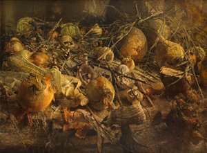 Naturaleza Muerta con Cebollas de Kenneth Newton