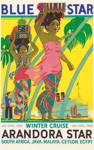 Cartel publicitario del crucero 