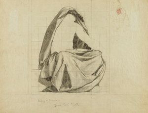 (Rotonda del Capitolio del Estado de Iowa) (Ciencia, estudio para el panel) de Kenyon Cox