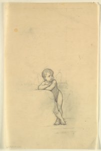 Boceto de Genio para "Tradición" de Kenyon Cox