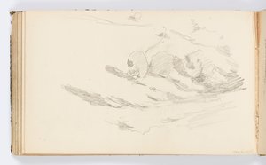 Página de cuaderno de bocetos de Kenyon Cox