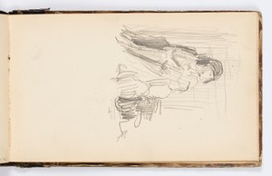 Página de Cuaderno de Bocetos de Kenyon Cox