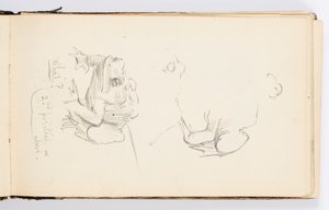 Página de Cuaderno de Bocetos de Kenyon Cox