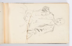 Página de cuaderno de bocetos de Kenyon Cox