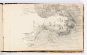 Página de Cuaderno de Bocetos: Autorretrato