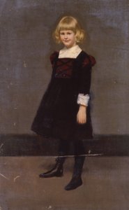 Sin título, Retrato de una niña joven, ca. 1900 de Kenyon Cox