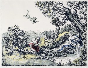 Álbum de Paisaje: La Fuente, 1900 (litografía en colores) de Ker Xavier Roussel