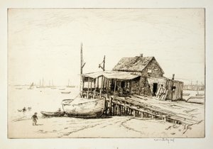 Fish Wharf, Gloucester de Kerr Eby