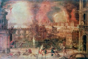 El incendio de Troya de Kerstiaen de Keuninck