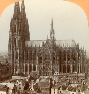 Catedral de Colonia, Colonia, Alemania, c1900 de Keystone View Company